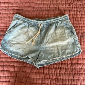 Aerie Chambray Shorts